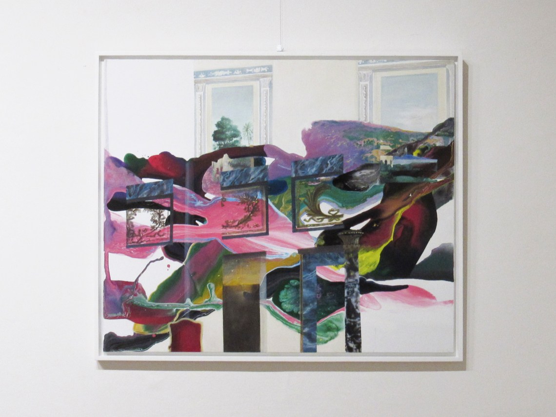 Painting by Gioacchino Pontrelli on display at the Tornabuoni Arte gallery // Photo by Nicole Brown