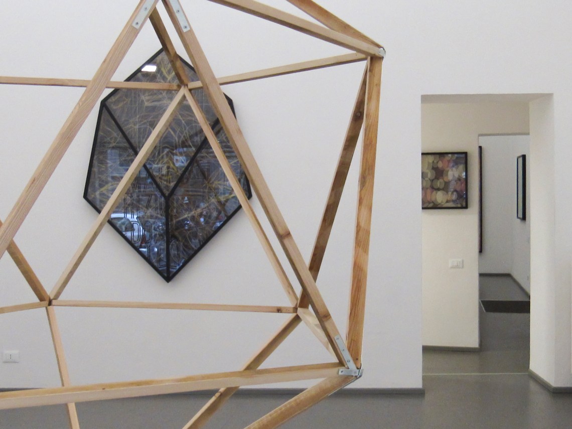 Maurizio Donzelli's works on display at the Eduardo Secci Contemporary gallery // Photo by Nicole Brown